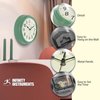 Infinity Instruments Nostalgic 9.5 in. Plastic Clock - Green 20306GR-4544